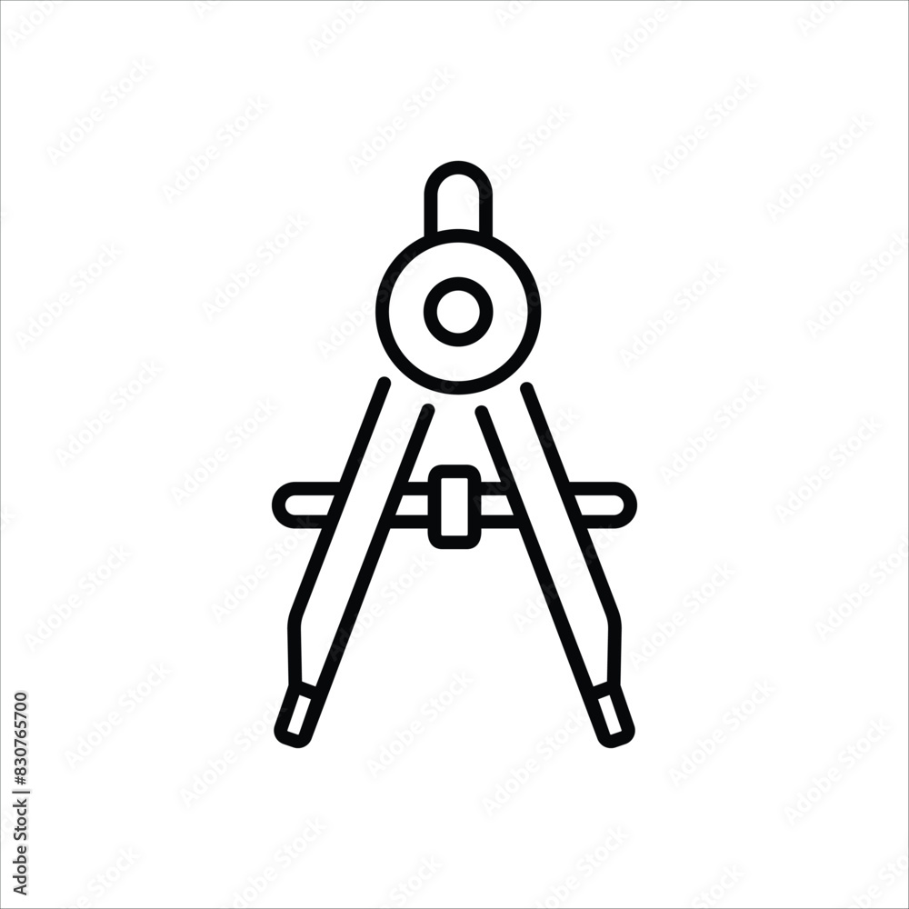 Compasses vector icon Compasses vector icon