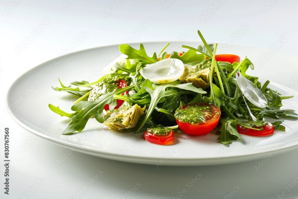 Crisp Arugula Salad with Artichoke Hearts Crisp Arugula Salad with Artichoke Hearts