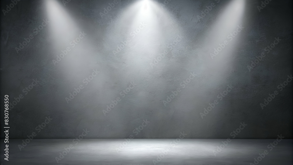 Gray background for with shadow and light Gray background for with shadow and light