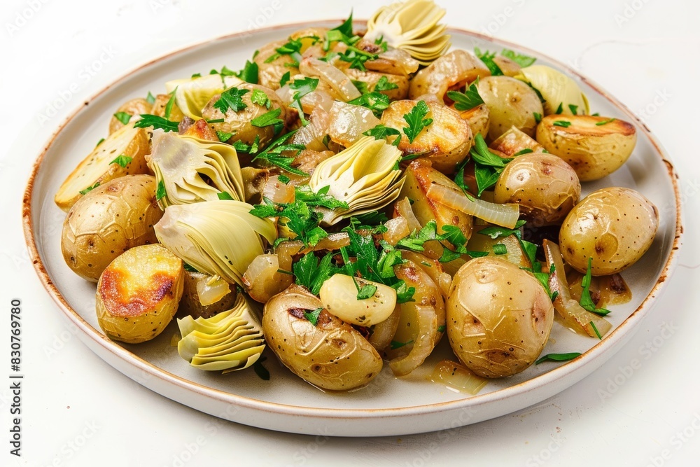 Tantalizing Artichoke, Onion, and Potato Hash with Caramelized Cipollini Onions Tantalizing Artichoke, Onion, and Potato Hash with Caramelized Cipollini Onions