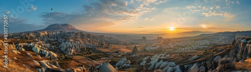 Captivating Hot Air Balloon Ride over the Stunning Landscapes of Cappadocia Turkey s Iconic Geological Wonderland