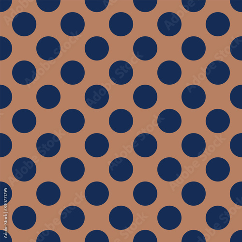 Blue dot on brown background.