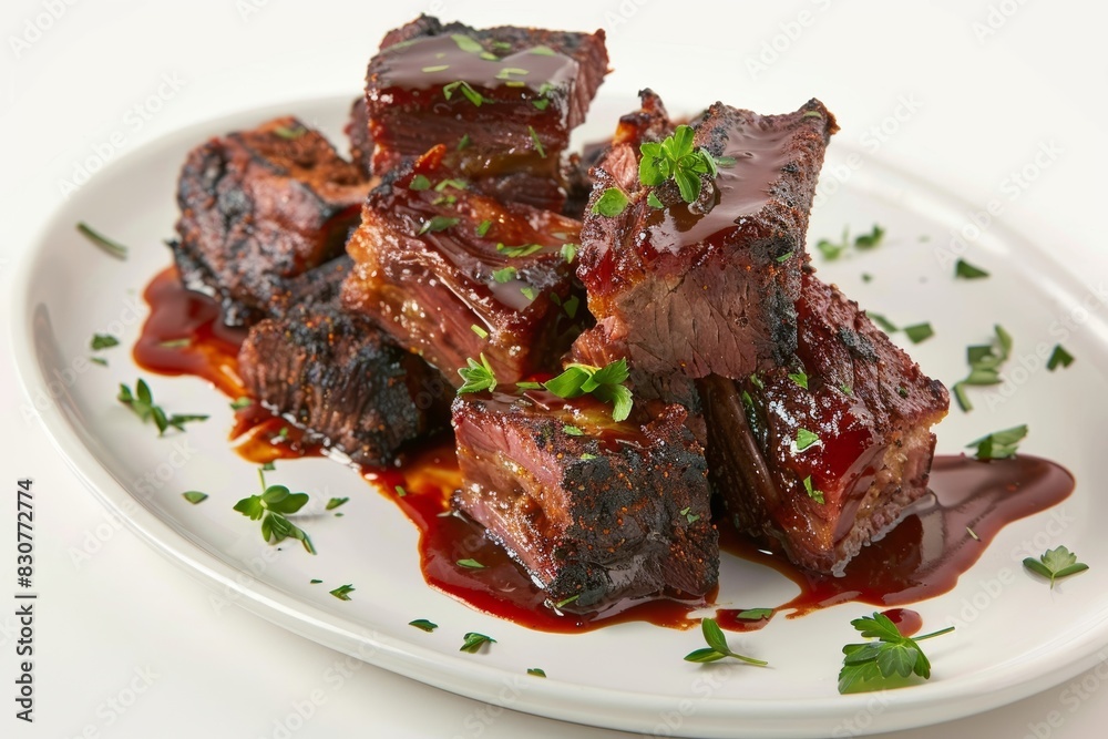 Flavorful BBQ Platter: Arthur Bryant's Burnt Ends Flavorful BBQ Platter: Arthur Bryant's Burnt Ends