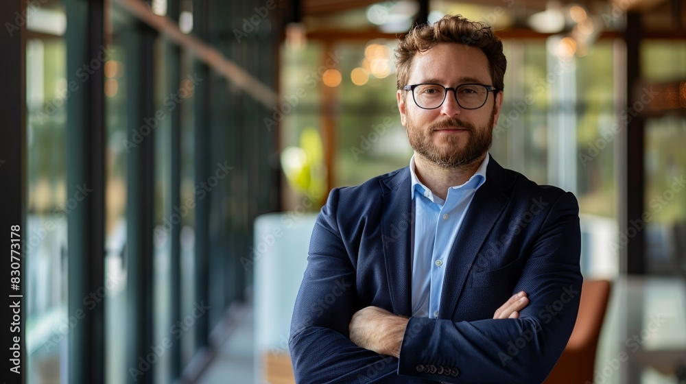 The confident businessman The confident businessman