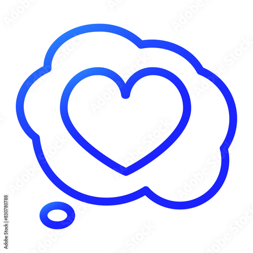 daydream about love blue color style