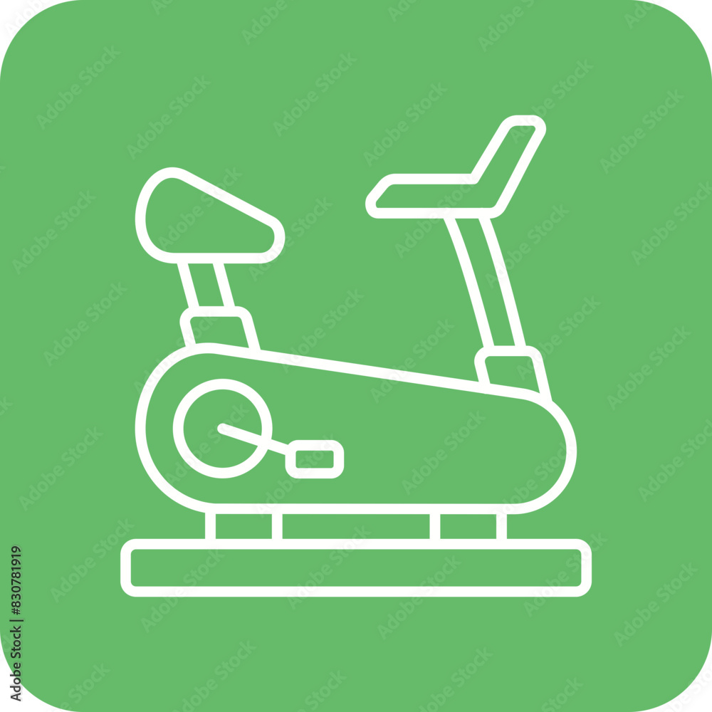 Stationary Bike Icon Stationary Bike Icon
