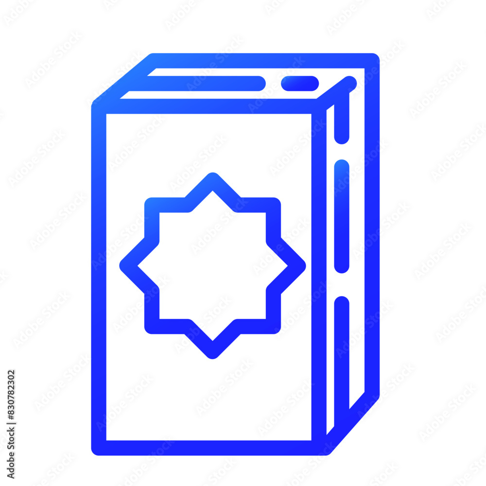 books with Islamic themes blue color style books with Islamic themes blue color style