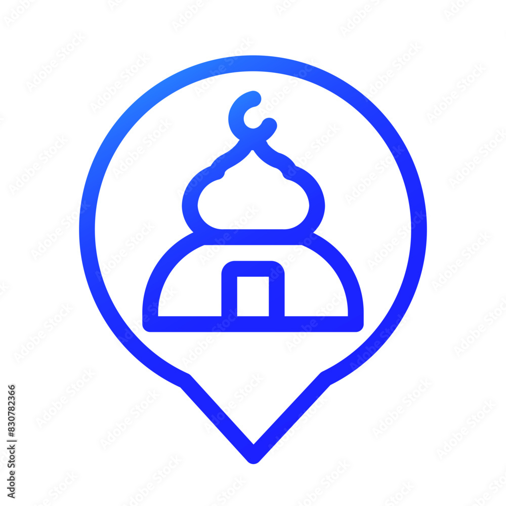 location of the mosque blue color style location of the mosque blue color style