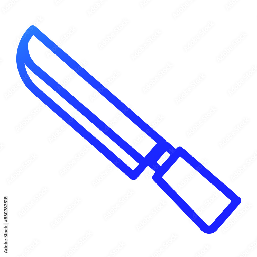 sacrificial knife blue color style sacrificial knife blue color style