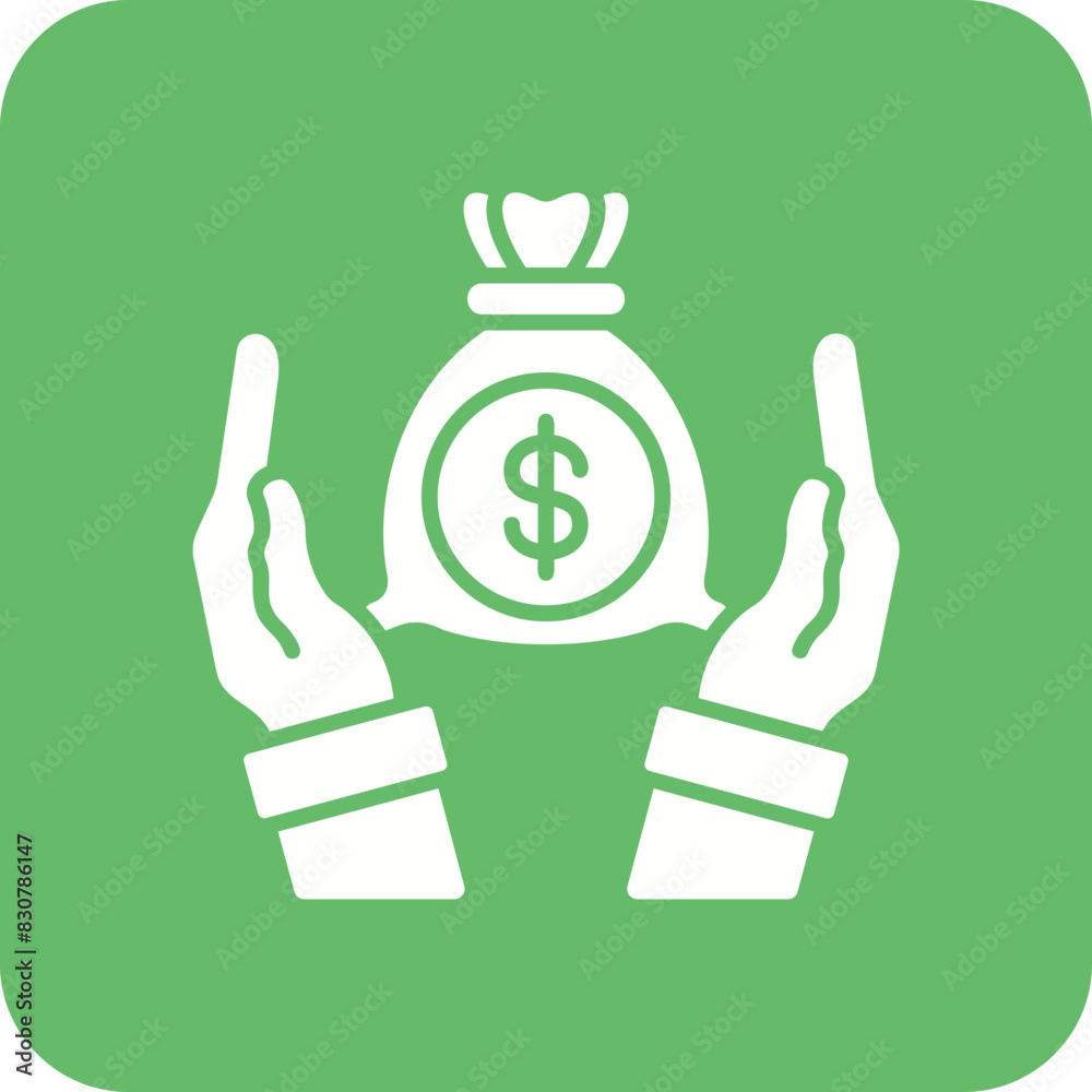 Fototapeta premium Give Money Icon