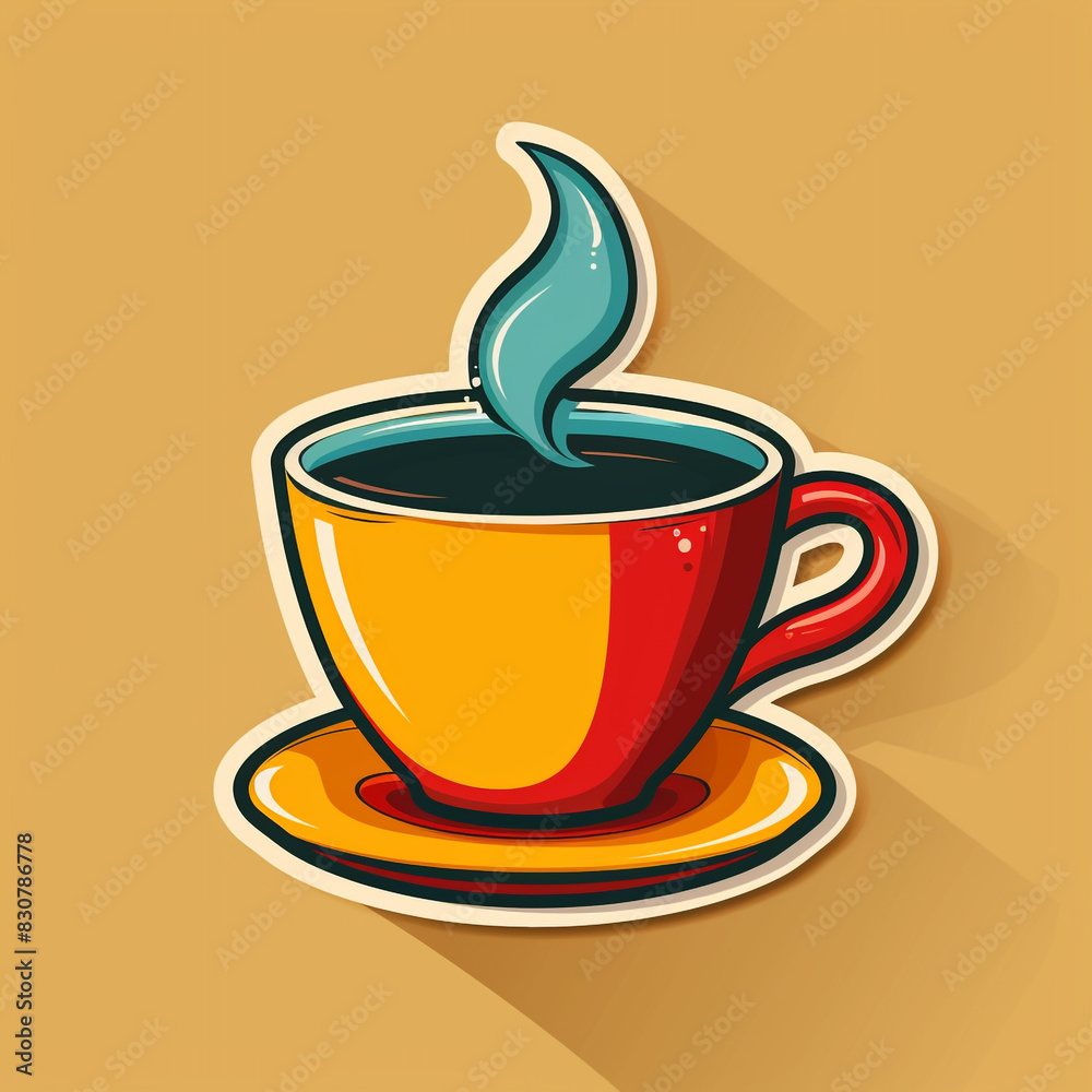 Coffee Cup With Cigarette Coffee Cup With Cigarette