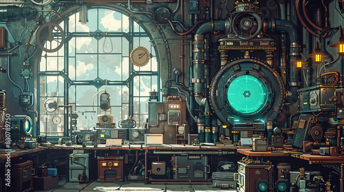 old carriage cart, generative, ai, cyberpunkflat, vectorsimple, modelinggrapk, retro, vintage, background, products, фmachine, mechanical, car, auto, vector, design, illustration, speed, automobile, r