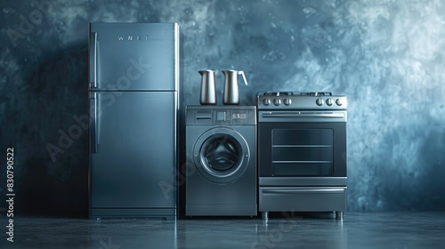 home appliances in a room, photo