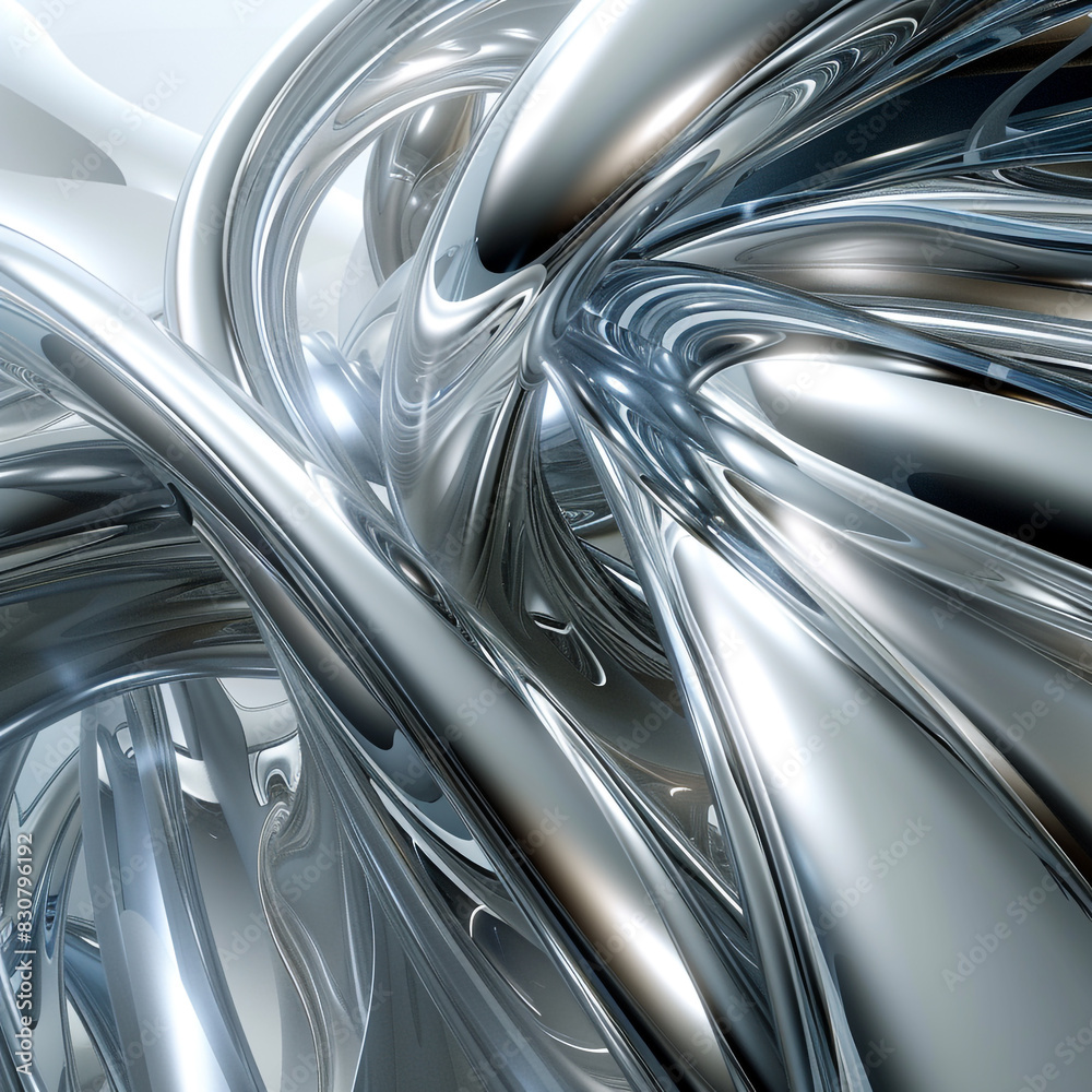 Dynamic silver wallpaper ideal for tech visuals.