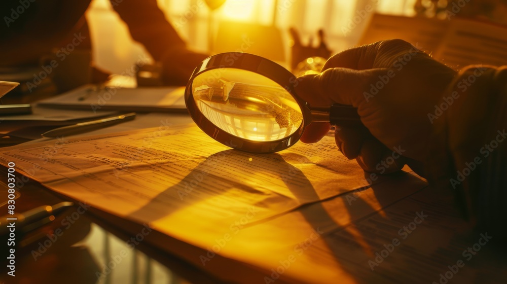 The Magnifying Glass on Documents The Magnifying Glass on Documents