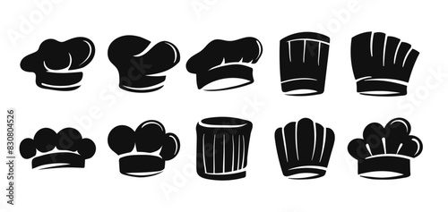 Chef Hat Illustration Vector Set