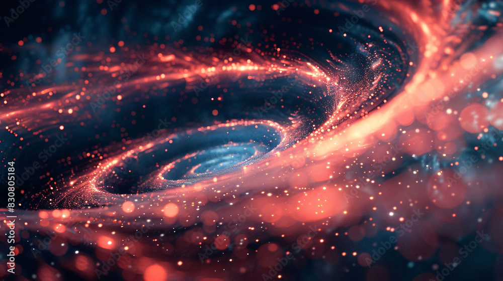 Particle universe vortex internet technology technology poster background Particle universe vortex internet technology technology poster background