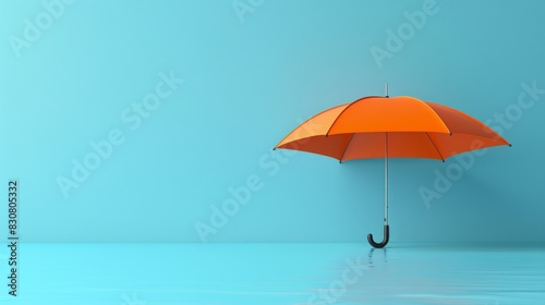 Wallpaper Mural The Orange Floating Umbrella Torontodigital.ca