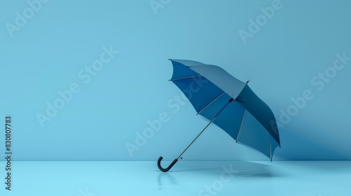 The Open Blue Umbrella