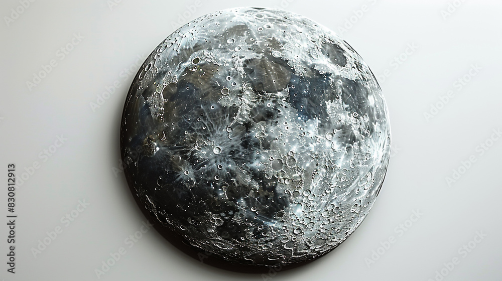 Moon in Black and White Moon in Black and White