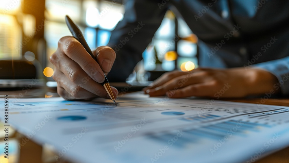CEO making a final decision after consulting data CEO making a final decision after consulting data