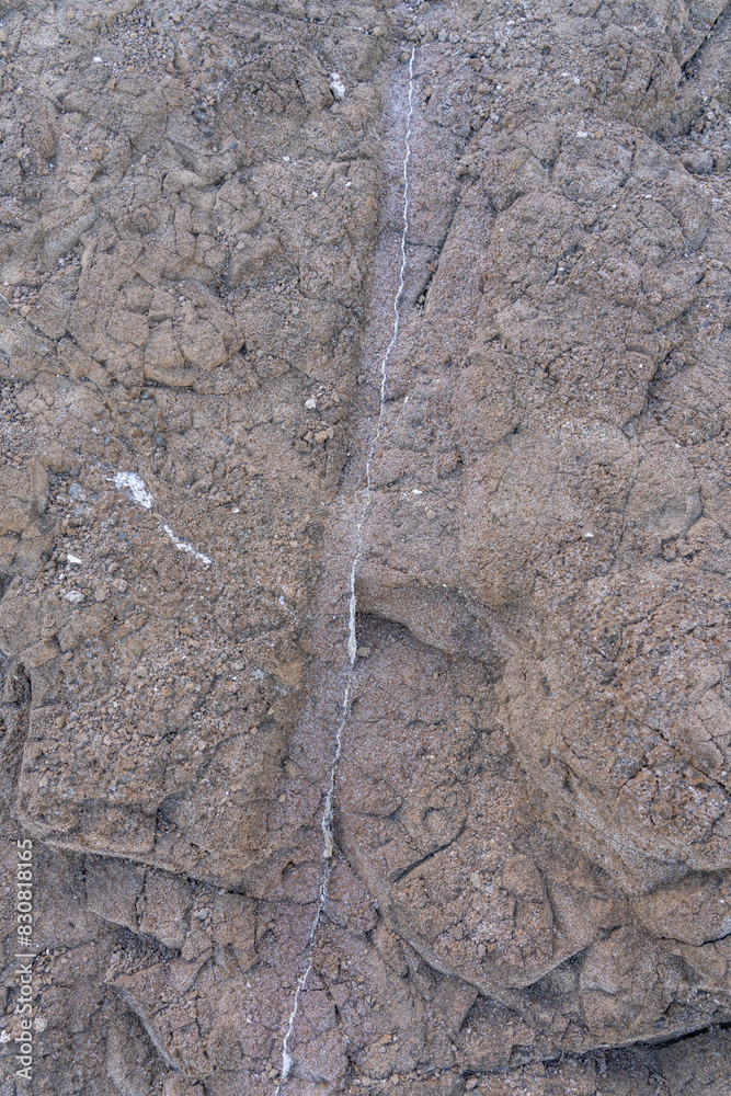 Caliche with Tuff, Tuff is a type of rock made of volcanic ash ejected ...
