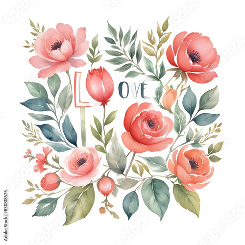 PNG seamless pattern with roses