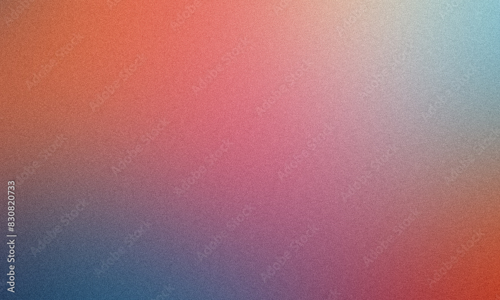 Highresolution image featuring a grainy texture with a red to blue gradient background
