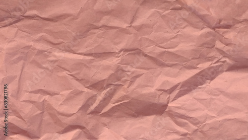 Brown crumple paper texture background. Vector illustration