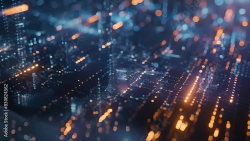 Wallpaper Mural A visual representation of code and lines symbolizing the programming and coding involved in creating effective crypto trading algorithms. Torontodigital.ca