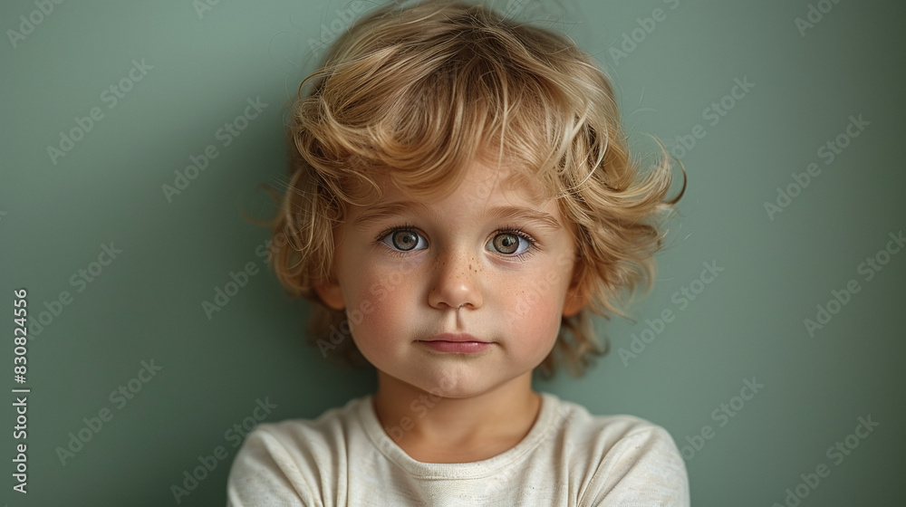 Professional studio photo portrait of a cute little boy, lovely kid with naive face, a pretty child with a emotional expression, widescreen 16:9 Professional studio photo portrait of a cute little boy, lovely kid with naive face, a pretty child with a emotional expression, widescreen 16:9