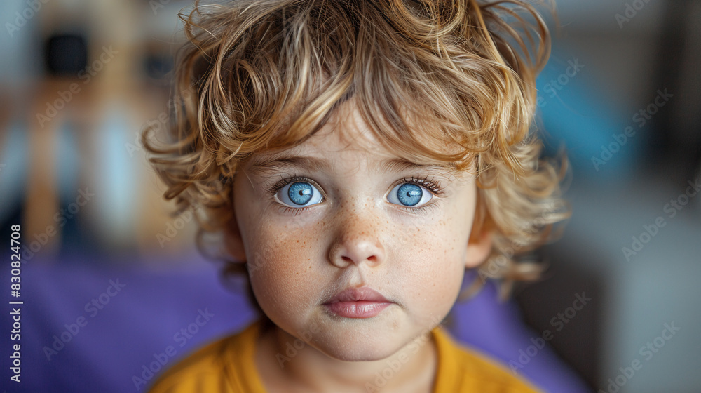 Professional studio photo portrait of a cute little boy, lovely kid with naive face, a child with a emotional expression, widescreen 16:9 Professional studio photo portrait of a cute little boy, lovely kid with naive face, a child with a emotional expression, widescreen 16:9