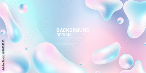 Pastel background, soft design modern vector illustration