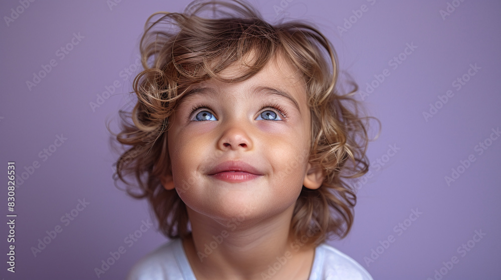 Professional studio photo portrait of a cute little boy, lovely kid with naive face, a child with a emotional expression, widescreen 16:9 Professional studio photo portrait of a cute little boy, lovely kid with naive face, a child with a emotional expression, widescreen 16:9
