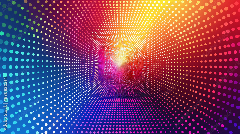 Abstract dynamic halftone dot style colorful background template banner illustration design Abstract dynamic halftone dot style colorful background template banner illustration design