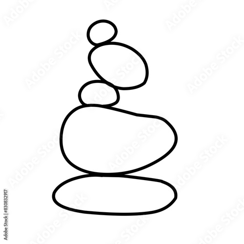 Zen stone line elements