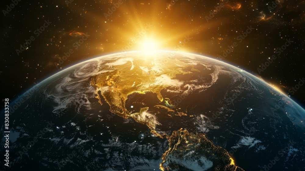 Fototapeta premium Elevate your brand with stellar campaigns inspired by the planets.