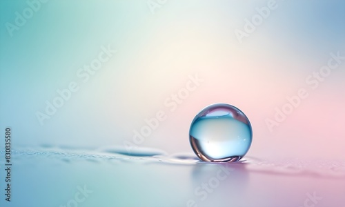 Beautiful waterdrop background. Water splash. Raindrop   water droplet  pastel. 
