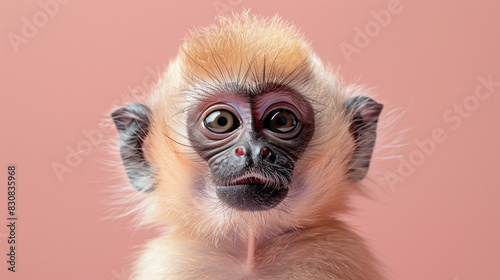 Surprised Monkey Face © Sameera Sandaruwan