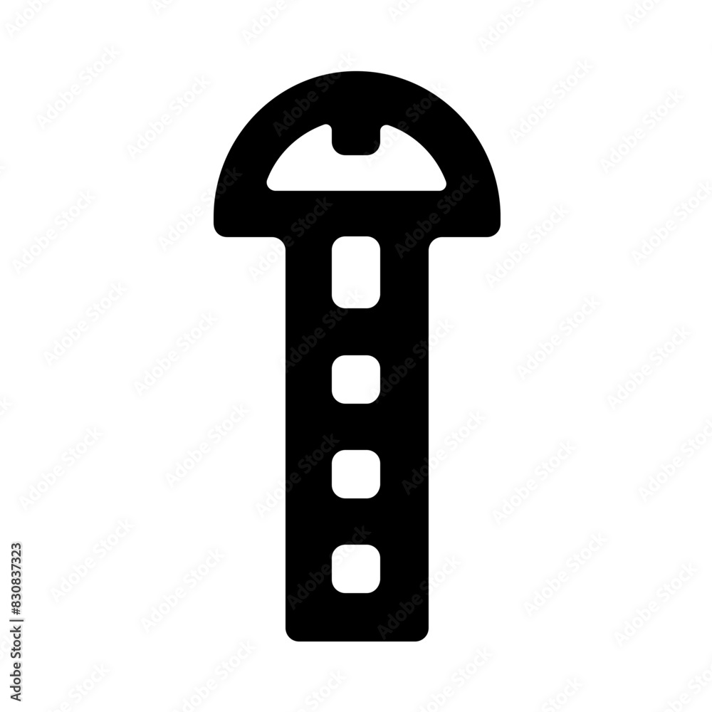Screw Bolt Line Icon Screw Bolt Line Icon