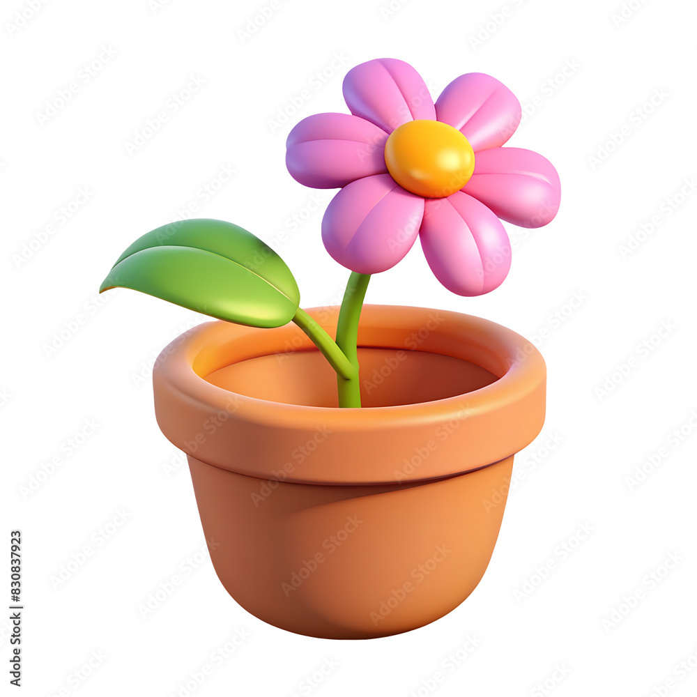 flower in pot flower in pot
