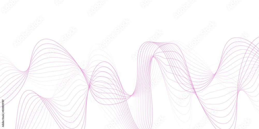 pink wave curve lines banner background design. Abstract soft wave lines dynamic flowing pink light isolated background. Vector Illustration of the pink pattern of lines. Black stripes on white . pink wave curve lines banner background design. Abstract soft wave lines dynamic flowing pink light isolated background. Vector Illustration of the pink pattern of lines. Black stripes on white .