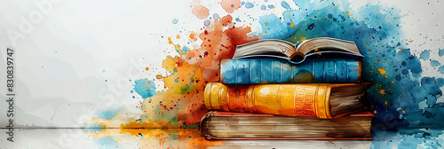 Stack of Books Resting on Each Other