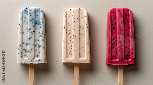 Three Popsicles Aligned in a Row