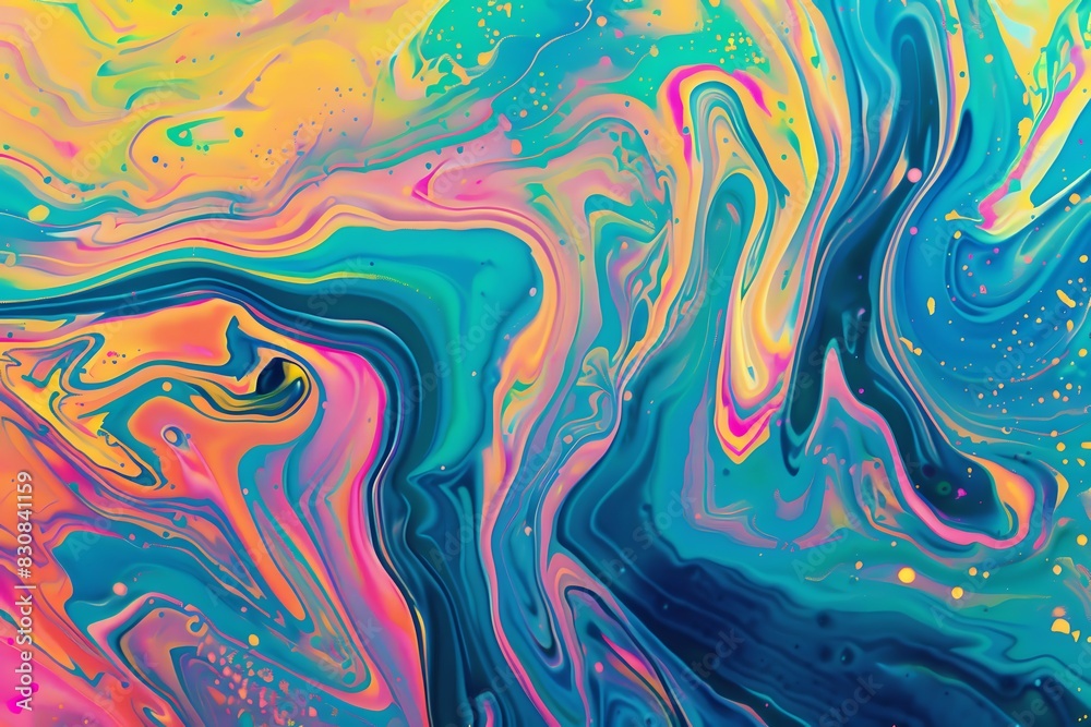 Colorful oil slick art abstract background backdrop rainbow photo texture design