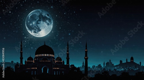 Traditional Arabic City View at Nightfall © boler