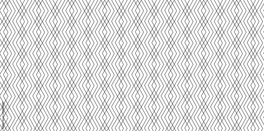 Fototapeta premium Linear seamless pattern. Subtle geometric background