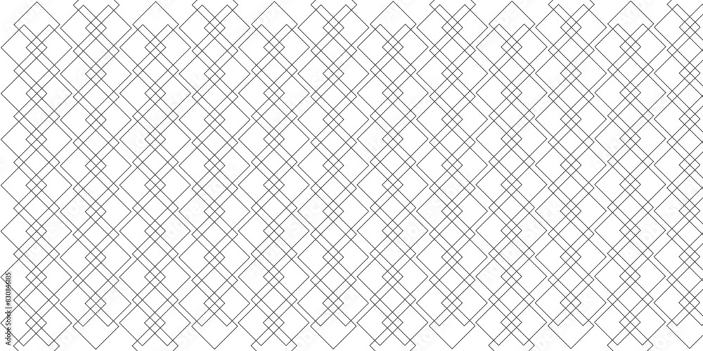 Naklejka premium Pattern squares on white background.