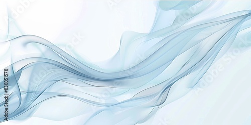 Abstract blue and white wave pattern background design