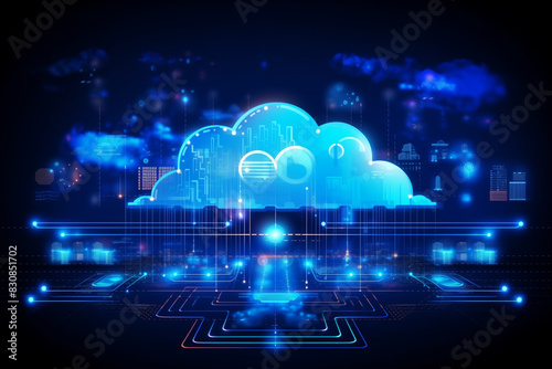 Cloud computing and Internet of Things concepts, linking multiple cloud data together for ease of use.